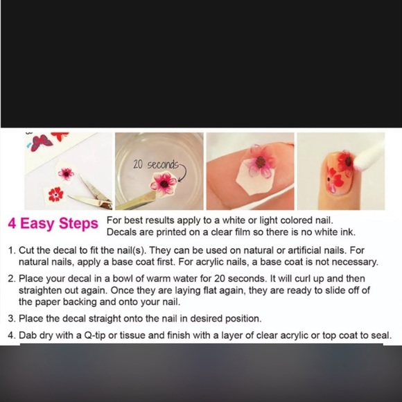 💌BO/GO$6 Barbed Wire Transfer Nail Decals - Picture 4 of 5